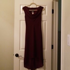 Cranberry evening dress